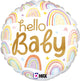 Hello Baby Rainbows 18" Balloon