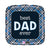 Best Dad Ever Plaid 18" Balloon