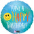 Happy Birthday Smiley 18" Balloon
