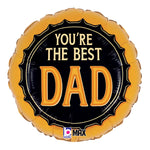 You're The Best Dad Bottlecap 18" Balloon