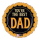 You're The Best Dad Bottlecap 18" Balloon