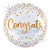 Congrats Confetti 18" Balloon