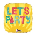 Summer Let's Party 18" Balloon
