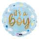 It's a Boy Stars and Clouds 18" Balloon