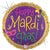 Colorful Mardi Gras 18" Balloon