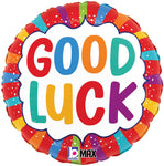 Good Luck Color Burst 18" Balloon
