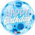 Birthday Blue Sparkle Dots 18" Balloon