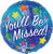 You'll be Missed Stars 18" Balloon