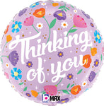 Floral Thinking of You 18" Balloon