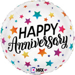 Colorful Anniversary 18" Balloon