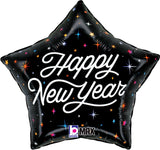 New Year Shimmering Star 19" Balloon