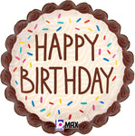 Birthday Chocolate Sprinkles 18" Balloon