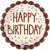 Birthday Chocolate Sprinkles 18" Balloon