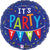 It's Party Time Confetti Banner 18" Balloon