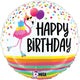 Flamingo Birthday Party 9" Air-fill Balloon (requires heat sealing)
