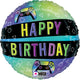 Happy Birthday Video Game Gaming 18" Balloon
