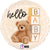 Hello Baby Teddy Bear 18" Balloon
