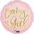 Satin Girl Gold Script 18" Balloon