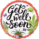 Get Well Soon Plants 18" Balloon