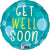 Get Well Soon Garden Dots 18" Balloon