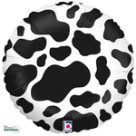 Cow Print 18"  Foil Balloon