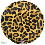 Leopard Spots  18"  Foil Balloon