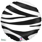 Zebra Stripes 18"  Foil Balloon
