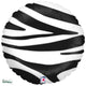 Zebra Stripes 18"  Foil Balloon