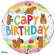 Capybara Birthday 18"  Foil Balloon