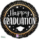 Happy Graduation Seal 18" Foil Balloon