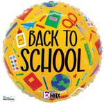 Back To School Supplies  18" Foil Balloon