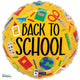 Back To School Supplies  18" Foil Balloon