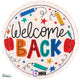 Welcome Back Doodles 18" Foil Balloon