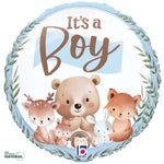 Woodland It's A Boy 18"  Foil Balloon