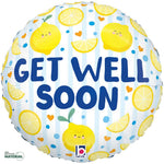 Get Well Soon Lemons 18"  Foil Balloon