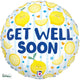 Get Well Soon Lemons 18"  Foil Balloon