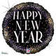 Sparkle New Year  18" Foil Balloon