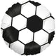 Soccer Ball White 9" Foil Balloon