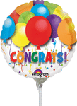 Bold Congratulations 9" Air-fill Balloon (requires heat sealing)