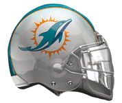 Miami Dolphins Helmet 21" Balloon