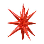 Red 27" Starburst Foil Balloon