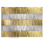 4 Foot Gold & Silver Foil Fringe Backdrop
