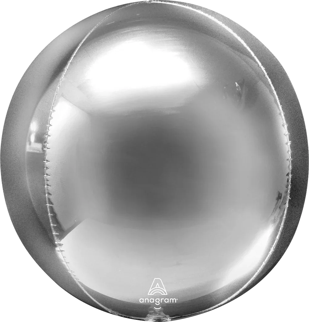 Silver 16″ Orbz Balloon – instaballoons Wholesale