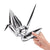 Orizuru Metallic Silver 15"  Foil Balloon
