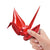 Origami Crane Metallic Red (Air-Fill Only) 7" Foil Balloon