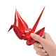 Origami Crane Metallic Red (Air-Fill Only) 7" Foil Balloon