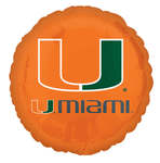 University of Miami Hurricanes 18" Balloon