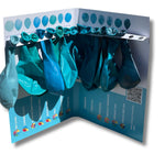 Teal & Turquoise Latex Balloon Portfolio ($10 Gift Card Included)