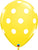 Big Polka Dots - Yellow 11″ Latex Balloons (50 count)