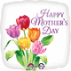Happy Mother's Day Pretty Tulips 17" Balloon
